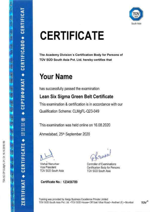 LSSGB-Certificate