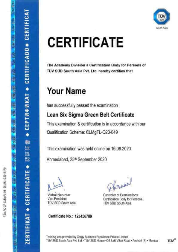Six sigma certification kpmg cheap